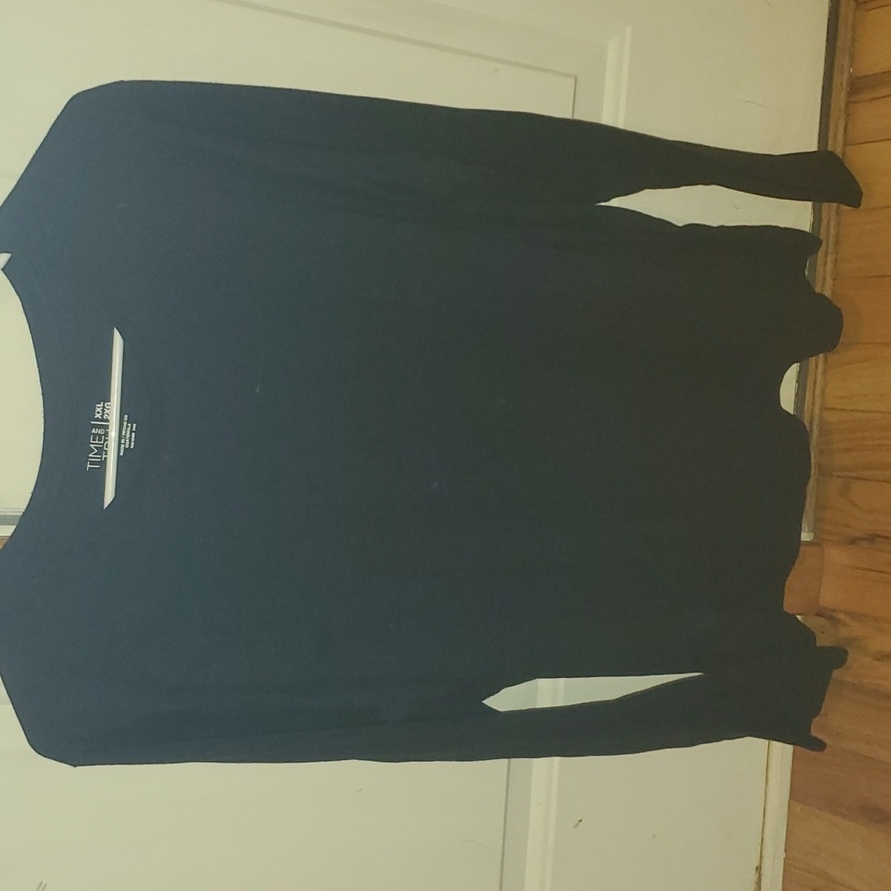 Plain black long sleeve